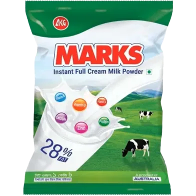 Marks Instant Full Cream Milk Powder Poly 1 kg - Rokomari product